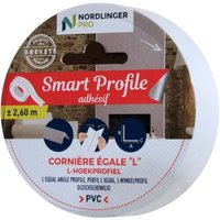 Nordlinger - pro L-förmiges Profil, selbstklebend, weiß 260cm L2cm x H2cm Nordlinger - pro L-förmiges Profil, selbstklebend, weiß 260cm L2cm x H2cm von NORDLINGER