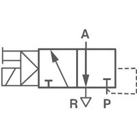 Mechanischbetätigtes Pneumatik-Ventil V50A413A-A213A 24 v/dc Gehäusematerial Aluminium Dich - Norgren von NORGREN