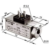 Druckschalter 0880300 G1/4 0.5 bis 8 bar 1 Wechsler 1 St. - Norgren von NORGREN