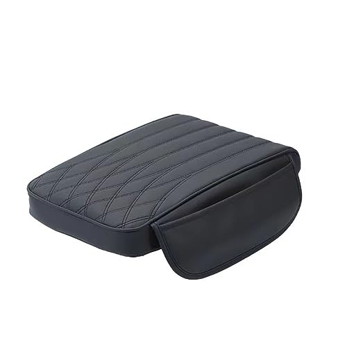 NORHI Armlehnen Polster Auto,für Jeep Compass/Grand Cherokee/Renegade,Wasserdicht Center Console Lederpolster,L(33CM× 21CM×5CM) von NORHI