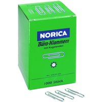 NORICA Büroklammern Metall silber von NORICA