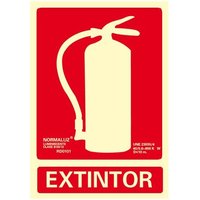 Leuchtendes Feuerlöscherschild 21x30 RD00101 von NORMALUZ