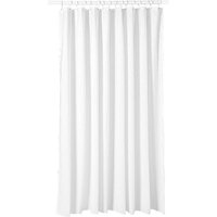 Duschvorhang Normbau, weiß, 100% Polyester, waschbar, 2.400 x 2.000 mm - 0787350019 von NORMBAU