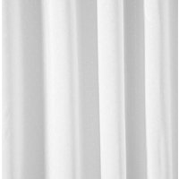 Duschvorhang Normbau mit Struktur, weiß, 100% Polyester, 3.000 x 2.000 mm - 0787370019 von NORMBAU