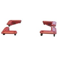 Normbau - Satz von 4 Roll-Ecken cu 200 kg Kunststoff fimm - 860000347 von NORMBAU