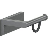 Papierrollenhalter Normbau Serie Cavere aus Aluminium, Anthrazit-Metallic, 130 x 92 mm - 7520210095 von NORMBAU