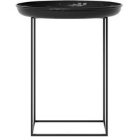 NORR11 - Duke Beistelltisch, Ø 45 x H 52 cm, lacquered obsidian von NORR 11