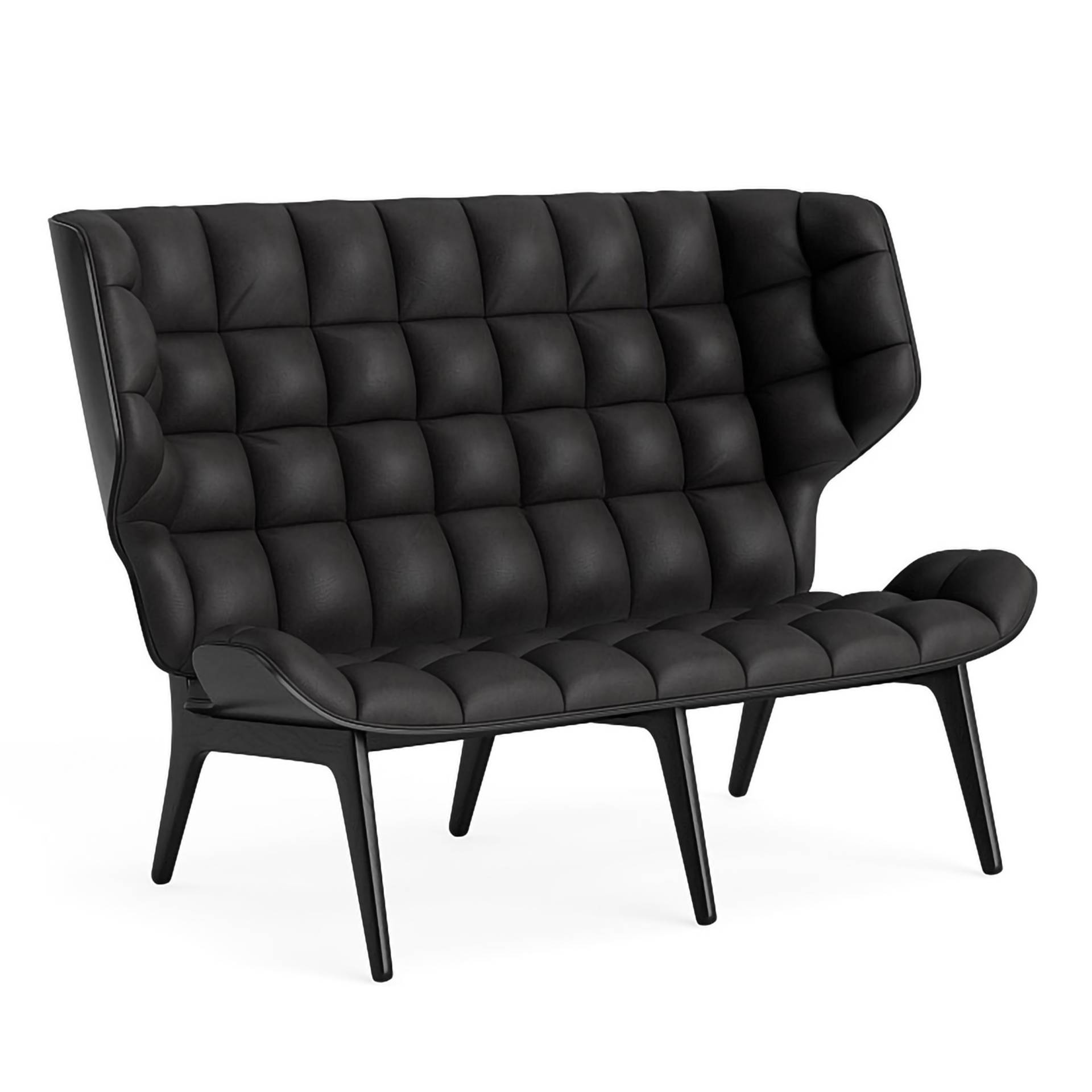 NORR11 // MAMMOTH - SOFAS | EICHE SCHWARZ | LEDER DUNES ANTHRACITE 21003 von NORR11