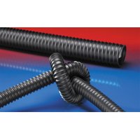 Norres PU Förderschlauch mittelschwer Ø 70mm L: 10m AIRDUC® PUR 350 AS BLACK von NORRES