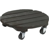 Holzrollständer "Flora Roll Color" - 40 cm - Anthrazit Nortene von NORTENE