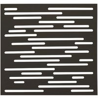 Nautic Rost-Dekorplatte - 1 m² aus Polypropylenharz - an der Wand befestigt Nortene von NORTENE