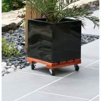 Quadratischer Holzrollenständer "Flora Roll Lasure" - 30 x 30 cm Nortene Quadratischer Holzrollenständer "Flora Roll Lasure" - 30 x 30 cm Nortene von NORTENE