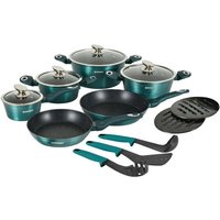 15 teiliges kochgeschirr set mit marmorbeschichtung blau induktionsgeeignet 15 teiliges kochgeschirr set mit marmorbeschichtung blau induktionsgeeignet von NORTHIX
