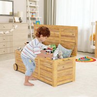 182l gartenbox aus holz auf rollen mit wasserfester innentasche griff 127 x 50 x 45 cm 88304612 182l gartenbox aus holz auf rollen mit wasserfester innentasche griff 127 x 50 x 45 cm 88304612 von NORTHIX