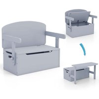 3 in 1 kindertischset mit aufbewahrung holz grau 3 in 1 kindertischset mit aufbewahrung holz grau von NORTHIX