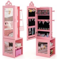 3 in 1 spiegelschrank mit ganzkorperspiegel amp kleiderstander kinder schmuckschrank rosa 88305490 88305490 88305490 88305490 88305490 von NORTHIX