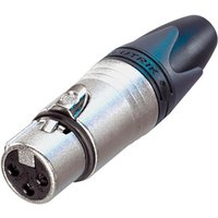 Northix - 3 polige kabelbuchse mit vernickeltem gehause und silberkontakten 88301749 88301749 von NORTHIX