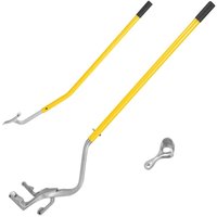 3 teiliges werkzeug zum reifenwechseln mit stahlwulsthalter gelb 88305321 88305321 von NORTHIX