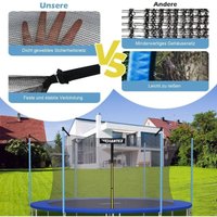 305 cm trampolin sicherheitsnetz innenliegend fur gartentrampoline schwarz 305 cm trampolin sicherheitsnetz innenliegend fur gartentrampoline schwarz von NORTHIX
