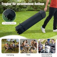 Northix - 36 x 36m pavillon mit doppeldach wasserdicht stabil winterfest uv schutz 50 von NORTHIX