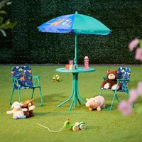 4 teiliges gartenmobelset fur kinder mit sonnenschirm von NORTHIX