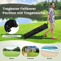 4 x 4 m pavillon gartenpavillon mit netzseitenwanden uv schutz 50 grau von NORTHIX