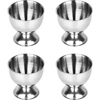 4x moderne eierbecher - edelstahl 4x moderne eierbecher - edelstahl von NORTHIX