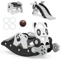 5 in 1 rutschen und schaukelpferd set fur kinder mit basketball von NORTHIX
