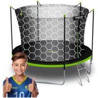 Northix - 6ft183cm garden trampoline with inner net and ladder neo sport 88 von NORTHIX