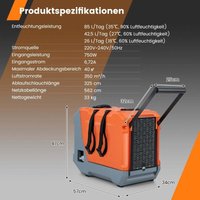 85 ltag luftentfeuchter bautrockner mit pumpe ablaufschlauch industrie trocknungsgerat mit 24h timer orange grau 85 ltag luftentfeuchter bautrockner mit pumpe ablaufschlauch industrie trocknungsgerat mit 24h timer orange grau von NORTHIX
