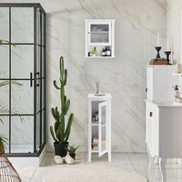 Badezimmer wandschrank mit verstellbaren regalen von NORTHIX