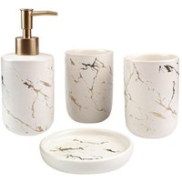 Badezimmerset in 4 Teilen - Weiß Badezimmerset in 4 Teilen - Weiß von NORTHIX