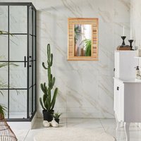 Badezimmerspiegel mit ablage - naturliches walnussholz Badezimmerspiegel mit ablage - naturliches walnussholz von NORTHIX