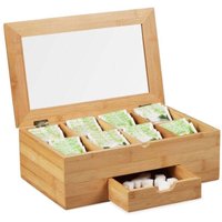 Bamboo tea box with drawer Bamboo tea box with drawer von NORTHIX