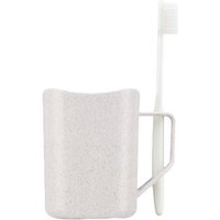 Becher mit halter fur zahnburste wei von NORTHIX
