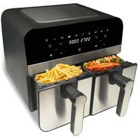 Northix - Comfy nest cn afd45ns 2400 w digitaler ss airfryer mit doppelkorb - 9 l von NORTHIX
