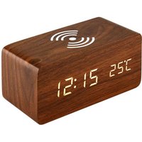 Digitaler Wecker, rechteckig – braun von NORTHIX