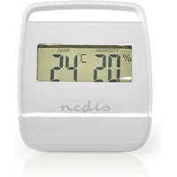 Northix - Digitales thermometer innenraum raumtemperatur raumluftfeuchtigkeit wei 88302151 88302151 von NORTHIX