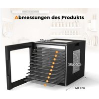 Dorrgerat mit 10 edelstahlschalen 48 stunden timer 30 75 c Dorrgerat mit 10 edelstahlschalen 48 stunden timer 30 75 c von NORTHIX