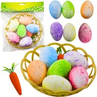 Easter decorations basket with eggs and carrots 7 pieces von NORTHIX