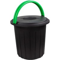 Eco solution - afvalemmer mit deksel 25l - grun von NORTHIX