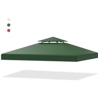 Ersatz oberabdeckung 300 x 300 cm terrassenuberdachung fur doppelstockigen pavillon dunkelgrun 88304598 88304598 88304598 88304598 88304598 von NORTHIX