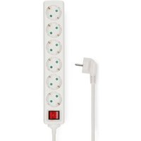 Extension socket type f cee 77 6 way 500 m 3680 w 16 a kind of grounding side contacts 230 v ac 5060 hz socket angle 45 - h05vv f 3g15mm onoff switch Extension socket type f cee 77 6 way 500 m 3680 w 16 a kind of grounding side contacts 230 v ac 5060 hz socket angle 45 - h05vv f 3g15mm onoff switch von NORTHIX