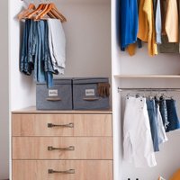 Faltbare stoff aufbewahrungsboxen mit deckel 2er set Faltbare stoff aufbewahrungsboxen mit deckel 2er set von NORTHIX