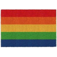 Fußmatte aus Kokosnuss in Regenbogenfarben Fußmatte aus Kokosnuss in Regenbogenfarben von NORTHIX