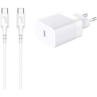 GEAR Ladegerät 220 V 1xUSB-C Weiß PD/PPS 30 W + 1 m Kabel USB-C auf USB-C GEAR Ladegerät 220 V 1xUSB-C Weiß PD/PPS 30 W + 1 m Kabel USB-C auf USB-C von NORTHIX