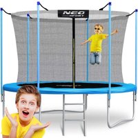Gartentrampolin 10ft312cm mit innennetz und leiter neo sport von NORTHIX