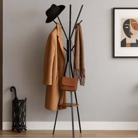 Garderobenstander mit ablage 6 haken baumdesign Garderobenstander mit ablage 6 haken baumdesign von NORTHIX