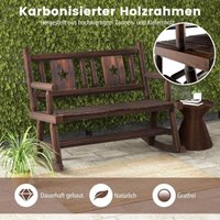 Gartenbank wetterfest schaukelbank mit ruckenlehne sitzbank bis 320 kg belastbar 88304092 88304092 von NORTHIX
