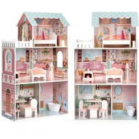 Groes barbie puppenhaus mit einer reihe von ecotoys mobeln Groes barbie puppenhaus mit einer reihe von ecotoys mobeln von NORTHIX